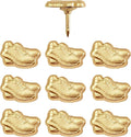 Sneaker Push Pins - Gold Running Shoe Pins - for Cork Board, Maps, or Lapel Pin Use - Designed in USA - Set of 10