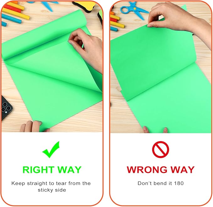 Zubebe 10 Pads 11 x 11 Inch Large Sticky Notes Jumbo Bright Colors Sticky Notepads Self Stick Note Square Memo Post Stickies for Office School, 25 Sheets/pad