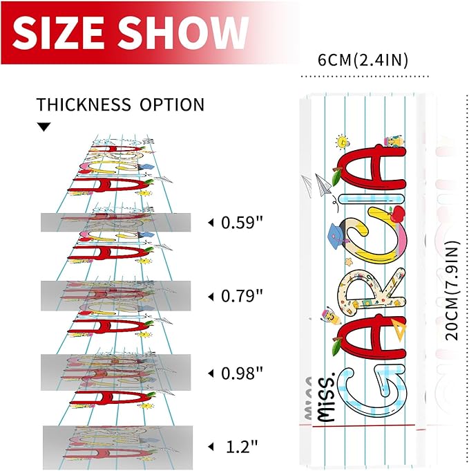Custom Acrylic Name Plate for Desk, Employee Appreciation Gifts, Personalized Office Decor, Funny Gifts for Coworkers, Boss, Teacher