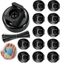 12Pcs Magnetic Cable Zip Tie Mounts with Duty Zip | Multipurpose Magnetic Cable Holder for Cable Management | Includes Adhesive Tabs for Non-metal Surfaces, Suitable for Walls, Tables and Cars