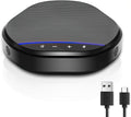 Ynoonvon Conference Speakerphone with 360° Voice Pickup, AI Noise Reduction & Echo Cancellation, USB Plug and Play Desktop Microphone Speaker for Zoom, Teams, Skype, Home Office & Online Meetings