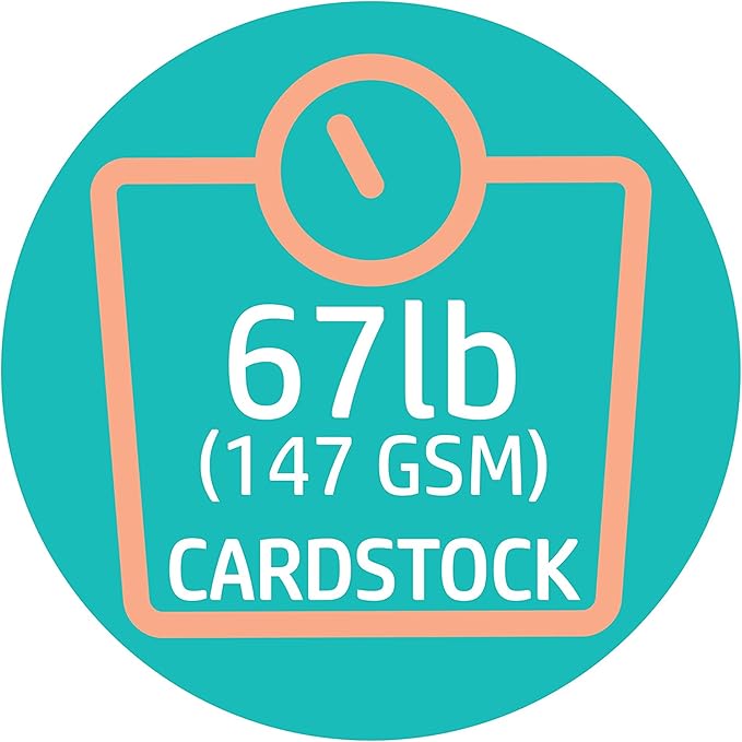 Springhill 8.5” x 11” Ivory Colored Cardstock Paper, 67lb Vellum Bristol, 147gsm, 250 Sheets (1 Ream) – Premium Lightweight Cardstock, Vellum Printer Paper with Textured Finish – 056000R