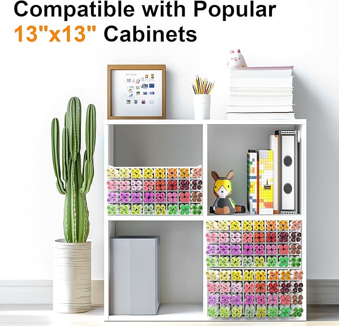 Marker Storage Organizer, Marker Holder for 128 Markers, Art Markers, Watercolor Brushes, Colored Pencils Organizer Holder for Desk