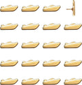 Motor Boat Push Pins - Gold Speedboat Map Pins for Cork Boards, Maps, or Lapel Use - Designed in USA - Set of 20