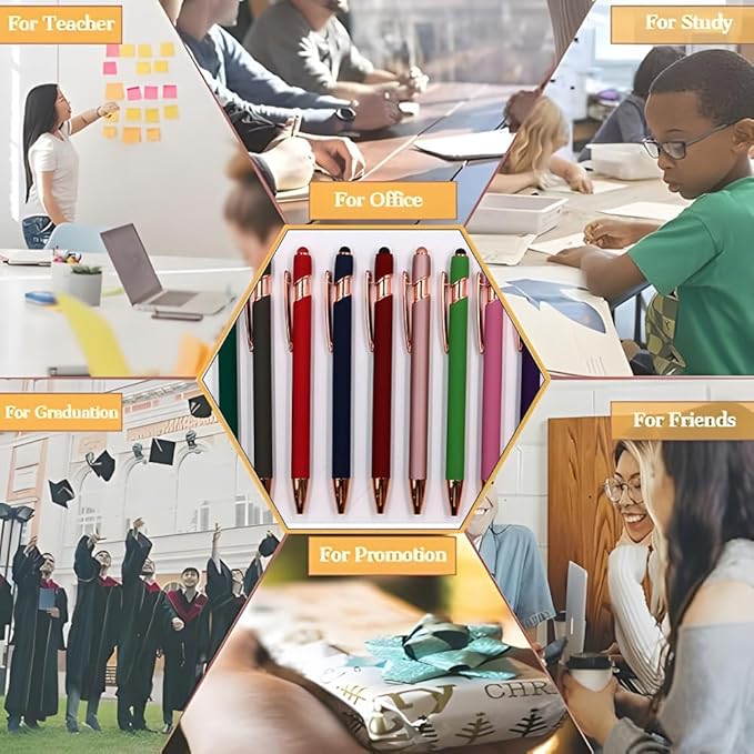 Yucold Bulk Custom Personalized Pens with Name & Logo Printing Personalized custom ballpoint pen for Business, Graduation Gifts & Party Events (burgundy,200)