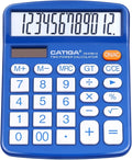 CATIGA Desktop Calculator 12 Digit with Large LCD Display and Sensitive Button, Solar and Battery Dual Power, Standard Function for Office, Home, School, CD-2786