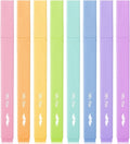 Mr. Pen- Aesthetic Highlighters, 8 Pcs, Chisel Tip, Pastel Candy Colors, Cute Assorted Colors, Bible Highlighters and Pens No Bleed for Bible Pages