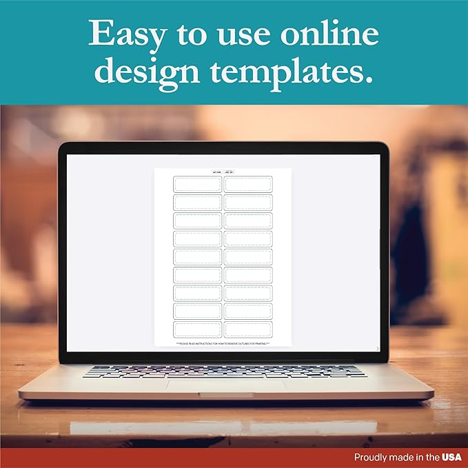 Premium Label Supply White Sticker Address Labels – 3" x 1" – Laser/Inkjet Compatible – (18 per Sheet), 500 Sheets – 9000 Total Adhesive Labels