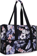 Utility Tote Bag with Laptop Compartment Luggage Sleeve Zippered Multi-pocket Commute Shoulder Purse for Nursing/Work