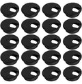 20 Pack 2 Inch/50mm Round Plastic Desk Grommets, Black Wire Organizer Caps, PC Computer Port Cable Hole Cover Plug Bushings, Perfect for Office Desk, TV Stands, Tabletops