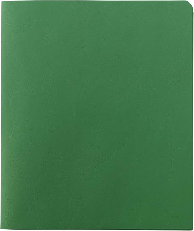 Smead Two-Pocket Heavyweight Folder, Letter Size, Green, 25 per Box (87855) (Pack of 2)