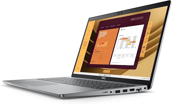 Dell Latitude 5550 5000 Business AI PC Laptop (15.6" FHD Anti-Glare, Intel 12-Core Ultra 5 125U (> i7-1355U), 16GB DDR5 RAM, 512GB SSD), Backlit, FHD HDR Webcam, Thunderbolt 4, Ethernet, Win 11 Pro