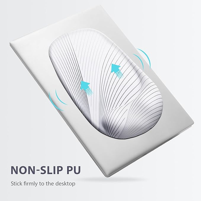 Ospelelf Wrist Rest for Keyboard and Mouse Ergonomic Mouse Pad with Wrist Support Memory Foam Wrist Rest for Computer Keyboard,3-in-1 Gel Mouse and Keyboard Pad for Office White