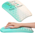 Ergonomic Sloped Mouse Pad with Massage Wrist Rest, Pain Relief Wrist Mouse pad with Memory Foam Non-Slip PU Base, Mouse Pad with Wrist Support for Wireless Mouse & Desk,Y Make it Happen
