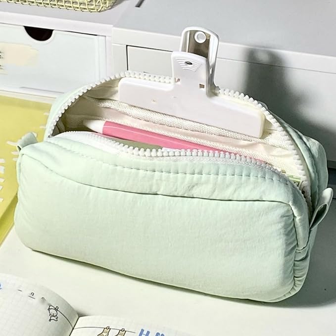 Portable Pen Bag School Pencil Organizers Large Capacity Case For Erasers Markers Scissors Storage Bag Simple Portable Pouch Box For Student
