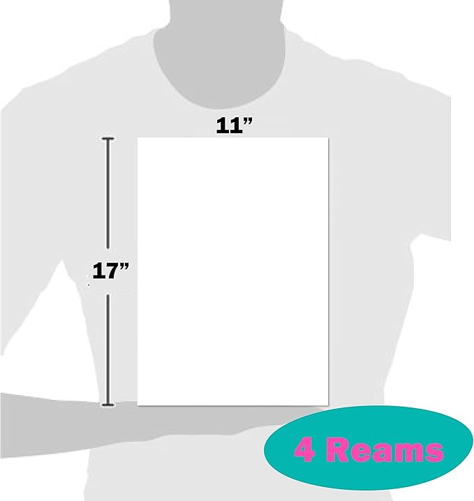 Springhill 11” x 17” Goldenrod Colored Cardstock Paper, 67lb Vellum Bristol, 147gsm, 1000 Sheets (4 Reams) – Premium Lightweight Cardstock, Vellum Printer Paper with Textured Finish – 086004C