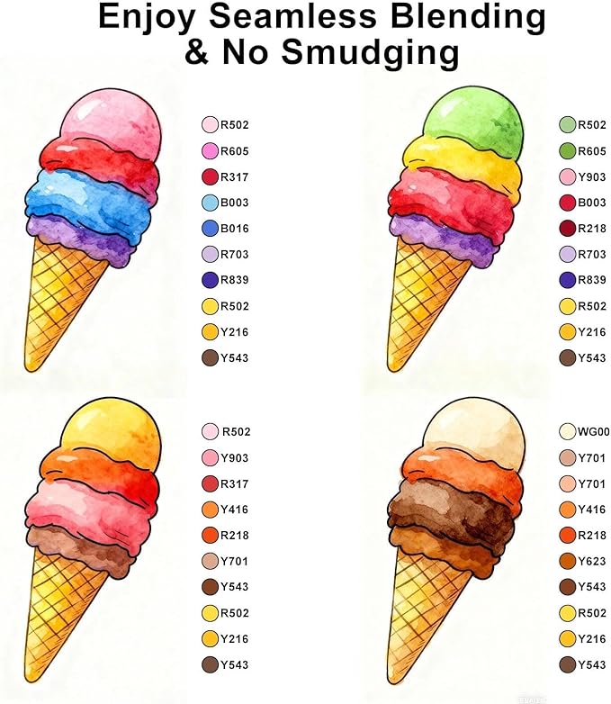 Soucolor 51 Colors Alcohol Markers Brush Tip, Dual Tip Brush & Chisel Alcohol-Based Art Markers, 50 Colors+1 Blender Drawing Coloring Art Supplies for Kids Artists Adults Teen Girl Gifts Trendy Stuff