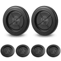 6pcs Desk Cord Hole Cover, Desk Grommet for 1-1/2" Drill Hole, Rubber Grommet for Wiring, Firewall Rubbers Grommets for Wire Protection, Black