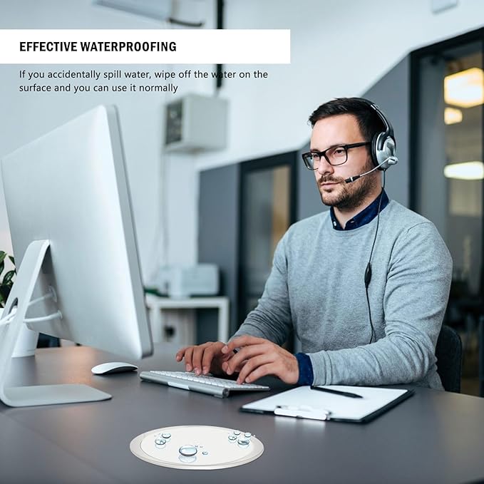 Pop Up Outlet 15W Wireless Charger,with 4 Outlets 1875W USB-C PD20W Super Charging 6.5FT 16AWG Cable 3.86 inch Desk Hole Pop Up Power Outlet for Kitchen Countertop,Office Conference Table (White)
