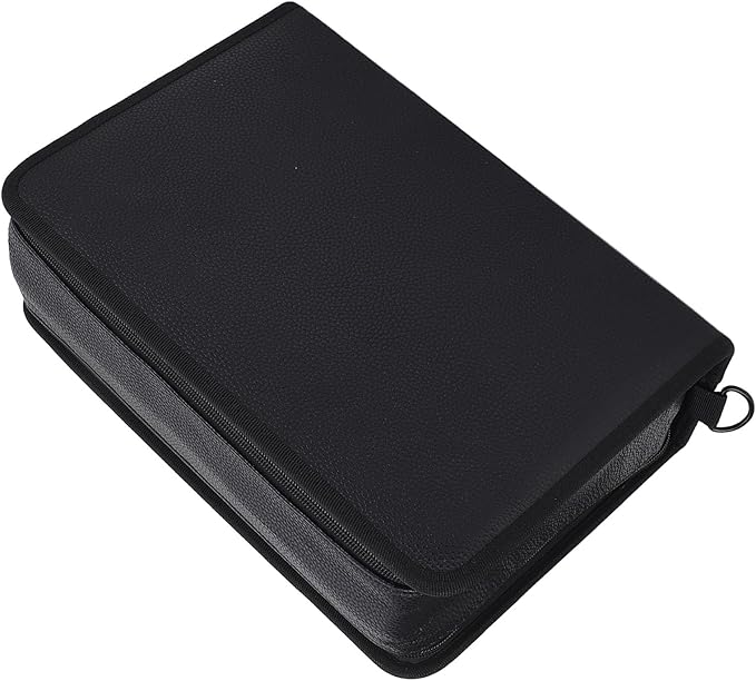 Acouto 80 Slots Marker Marker 80 Slots Large Capacity Storage Bag Zippered Pouch with Carrying Handle Sketch Black, Pencil & Cases
