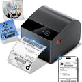 ASprink Bluetooth Shipping Label Printer 4x6, 2025 Upgraded Thermal Label Printer with Built-in Paper Bin, Thermal Printers for Small Business & Shipping Packages, Compatible with Amazon, Tiktok, USPS