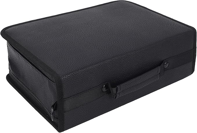 Acouto 80 Slots Marker Marker 80 Slots Large Capacity Storage Bag Zippered Pouch with Carrying Handle Sketch Black, Pencil & Cases