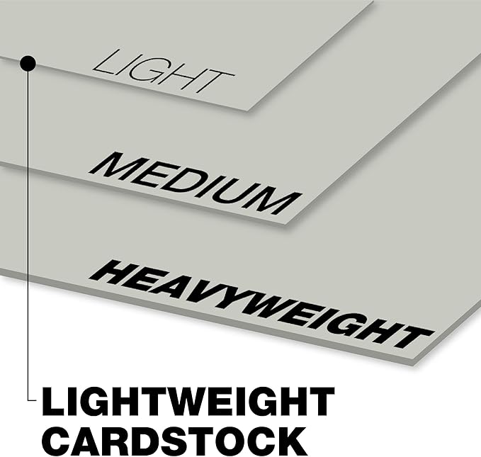 Springhill 11” x 17” Gray Colored Cardstock Paper, 67lb Vellum Bristol, 147gsm, 250 Sheets (1 Ream) – Premium Lightweight Cardstock, Vellum Printer Paper with Textured Finish – 016000R