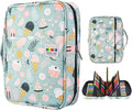 YOUSHARES Colored Pencil Case 220 Slots Pen Case Organizer With Handy Wrap & Zipper, Multilayer Holder for Prismacolor Colored Pencils & Gel Pen (Ice-Cream)