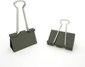 Nctinystore Binder Clips Medium Metal Clamp 1.25 inch / 32 mm (Black, 24-PCS)