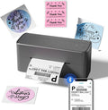 Phomemo Bluetooth Shipping Label Printer, 241BT 4X6 Wireless Thermal Printer for Samll Business, Label Printers for Shipping Package, Compatible with iPhone, Android, Amazon, Shopify, UPSP, Gray