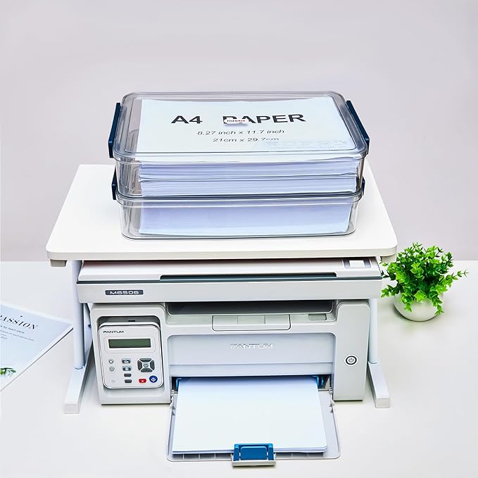 2 Pcs 5.5qt 9 x 13 Plastic Portable Project Case With Snap-Tight Latch Clear Stackable Storage Box With Lids Organizer Container For A4 File Photo Documents Scrapbook Craft Art Supplies