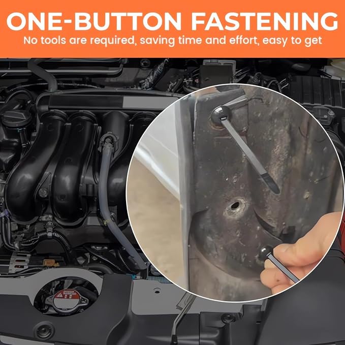 100PCS Nylon Universal Cable Tie Buckle 2026 Upgrade Multipurpose Plastic Cable Ties Tool Heavy Duty Self Locking Nylon Zip Ties UV Resistant Black Zipties for Car Daily Repair (50PCS)