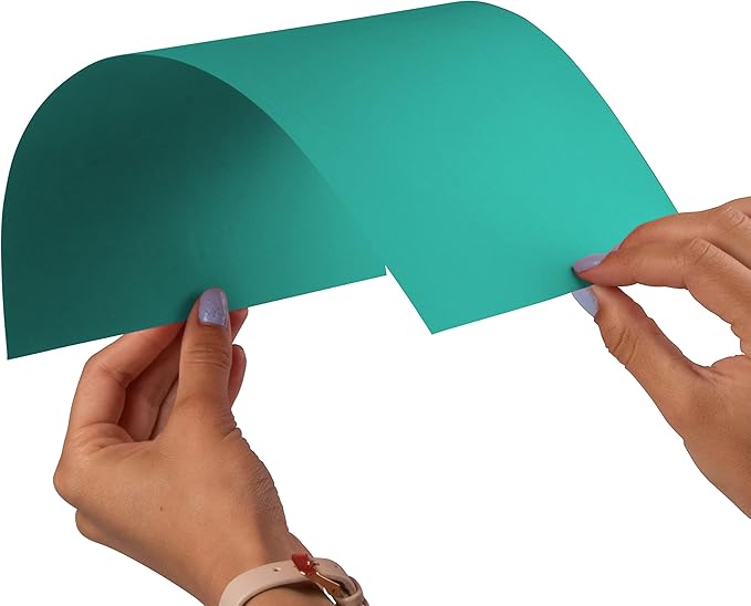 JAM PAPER Colored 24lb Paper - 90 gsm - 8.5 x 11 - Sea Blue Recycled - 100 Sheets/Pack
