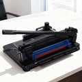 Heavy Duty Paper Cutter for A4 Paper, Guillotine Paper Cutter 12 Inch, 400 Sheet Capacity, Solid Steel Construction, Black