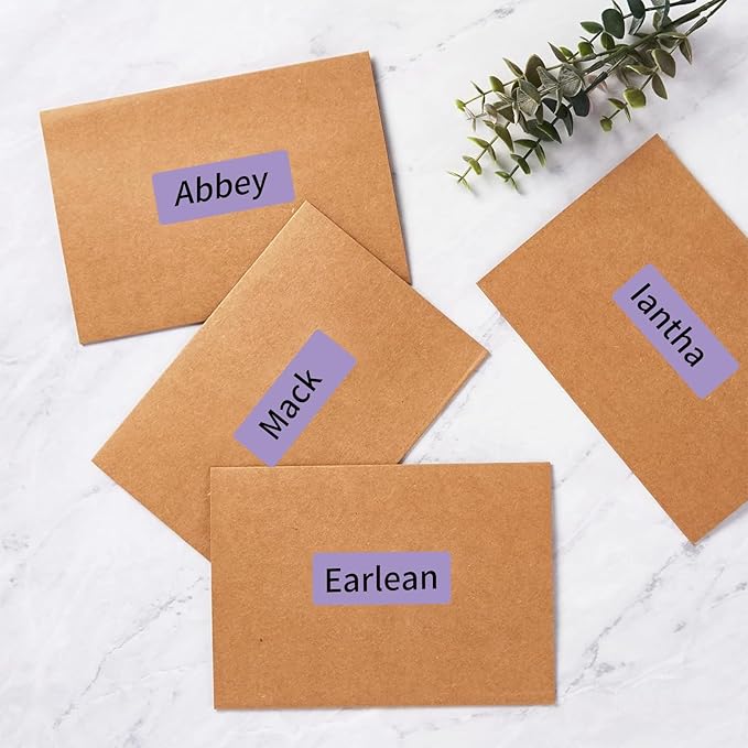 1" x 2-5/8" Colored Address Labels, 600 Bright Purple Label Stickers- Laser/Ink Jet Printer Mailing Labels, 8.5"x11" 20 per Sheet