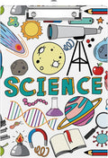 Science Teacher Clipboard Decorative Clip Board with Metal Clip A4 Standard Size 12.5" X 8.7" for Teacher Students Nurses Office