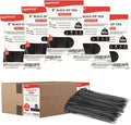 5000pcs 8Inch Black Cable Tie,Nylon Zip Ties,Industrial Grade,50 Pounds Tensile Strength,UV Resistant,Heavy Duty,for Home,Garden Trellis,Office,Garage and Workshop