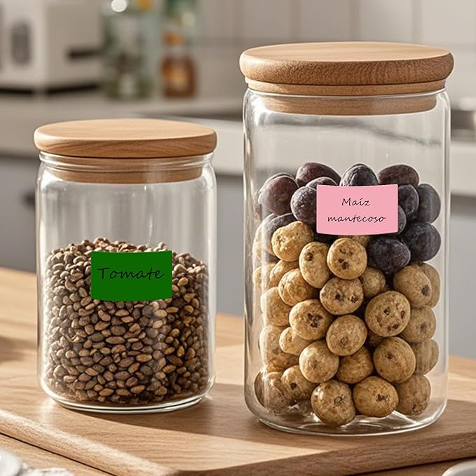 FINDAT 10 Colors Assorted Labels Stickers 1.57×0.75 Inch Vinyl Rectangular Label Removable Waterproof Color Coding Name Tag for Classroom Office File Inventory Marking 160 PCS