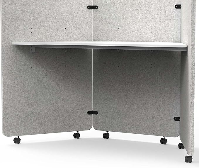 Stand Up Desk Store 2" Casters for Noise Reducing Recycled PET Workpods (6 Pack)