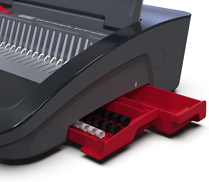 GBC Binding Machine, CB25E CombBind Electric Punch and Bind Machine, Punches 25 Sheets, Binds 500 Sheets (WSM200027)