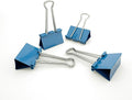 Nctinystore Binder Clips Small Metal Clamp 0.75 inch / 19 mm (Blue, 40-PCS)