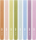 Mr. Pen- Aesthetic Highlighters, 8 Pack, Chisel Tip, Verdant Earth, Cute Highlighters Assorted Colors