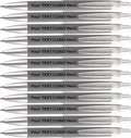 AGOWOO Personalized Pens with Custom Name Text Logo Bulk 100/200/300/500 Pcs Optional for Business Church Customized Ballpoint Pen (Grey)