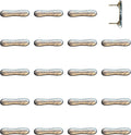 Snowboard Push Pins – Silver Snowboard Map Pins for Cork Boards, Maps, or Lapel Use - Designed in USA - Set of 20