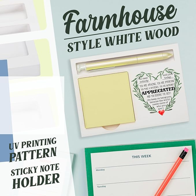 You are Incredibly Appreciated Thank You Gifts Appreciation for Women Men Teachers Friends Daughter Sister Employees Coworker Colleague Co-Worker Self-Stick Note Pad Holders ZBA1