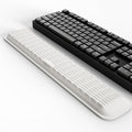 MEKASS Keyboard Wrist Rest, Soft Memory Foam Wrist Support for Keyboard, Keyboard Hand Rest Pad for Wrist Pain Relief, Keyboard Wrist Guard for Long Hours of Work, Gaming, Studying（White）