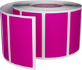 Royal Green Rectangular Color Coding Sticker Roll - Write On Labels for Folders, Organizing & More, 1.57" x 0.75" Stickers to Write On Name Tags for Office Supplies & Organization, 500-Pack (Pink).
