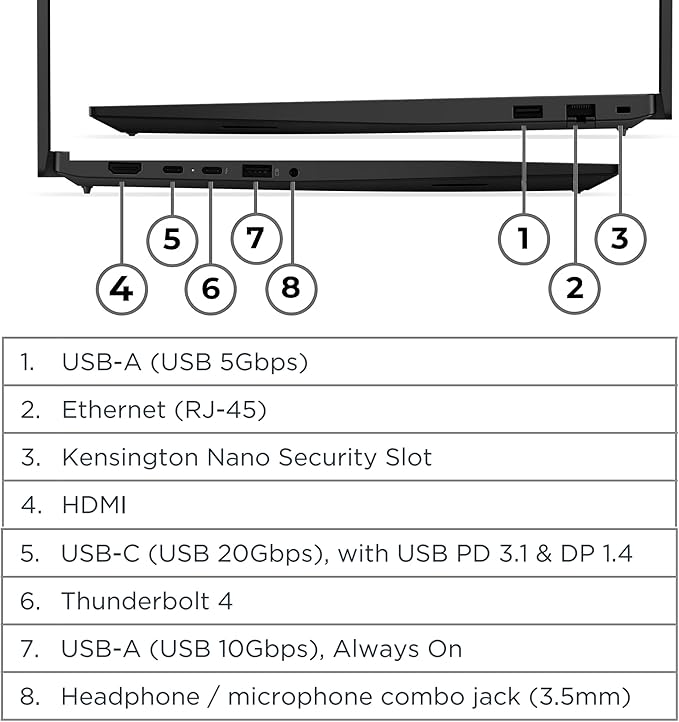 Lenovo ThinkPad E16 Gen 3 Business Laptop Computer, Intel 16-Core Ultra 7 255H (Beat i9-13900H), 32GB DDR5 RAM, 1TB PCIe SSD, 16" FHD+, WiFi 6E, Bluetooth 5.3, Webcam, Numeric Keypad, Windows 11 Pro