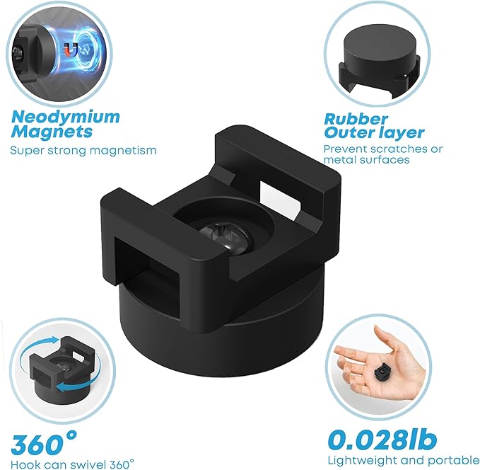 Magnetic Zip Tie Mount, 10 Pack Tie Mounts, Magnetism Wire Clamps，Magnet Zip Ties Holders，22mm magnetic cable management