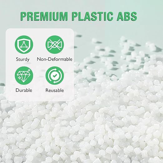 10 Pcs Desk Grommet 1-1/2" / 38 mm, Desk Cord Hole Cover, Cable Grommet ABS Plastic, Desk Hole Grommet for Home & Office Pc, Detachable Cable Cord Organizer-White